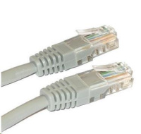 XtendLan patch kabel Cat6, UTP - 10m, šedý