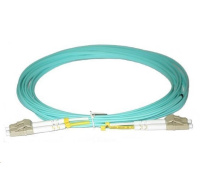 Duplexní patch kabel MM 50/125, OM3, LC-LC, LS0H, 0,5m