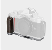 SmallRig 5707 L-Shaped Mount Plate with Wooden Handle for Nikon Z f Silver