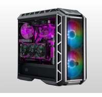 Cooler Master case MasterCase H500P Mesh ARGB, E-ATX, Průhledná bočnice, 2x 200mm RGB Fan, 1x 140mm Fan, Šedá