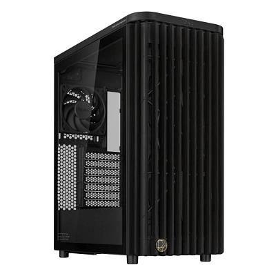 BAZAR ASUS case PROART PA401 WOOD TG, Mid Tower, ATX, 1xUSB-C Gen2x2, 2xUSB 3.0, 2x 160mm Fan, černá - Komplet