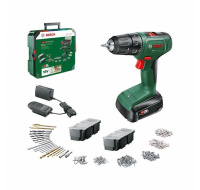 Bosch EasyDrill 18V-40 akumulátorový vrtací šroubovák, krouticí moment 40 Nm, 13mm rychloupínací sklíčidlo