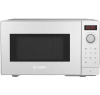 BAZAR - Bosch Serie 2 FFL023MW0 mikrovlnná trouba, 800 W, 20 l, LED displej, 5 úrovní výkonu, bílá - poškozený obal