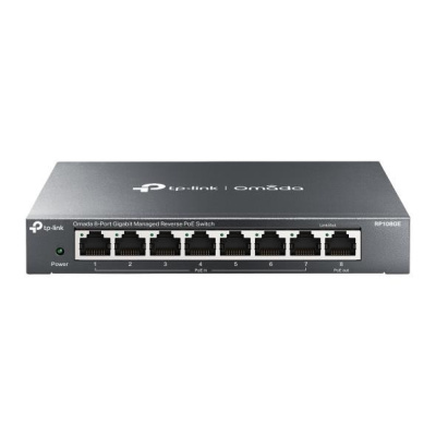 TP-Link Easy Smart switch RP108GE (7xGbE passive PoE-in, 1xGbE passive PoE-out)