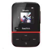 SanDisk Clip Sport Go MP3 Player 16GB, Red