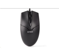 A4tech OP-550NU, myš, 2click, 1 kolečko, 3 tlačítka, USB, černá