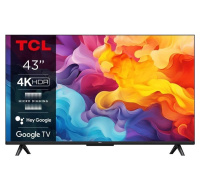 TCL 43V6B 43" TV, 4K Ultra HD, LED, HDR, Google TV, Chromecast, Bluetooth, Wi-Fi, Dolby Audio, MagiConnect