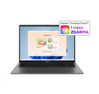 ASUS NTB Vivobook S16 (S3607CA-RP005W), Ultra 7 255H, 16" 1920 x 1200, 16GB, 1TB SSD, Intel, W11 Home, Matte Gray