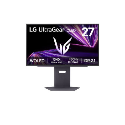 LG MT OLED 27" 27GX790A-B - OLED panel, 2560x1440, 0,03ms, 480Hz, G-Sync, HDMI, DP, USB, pivot