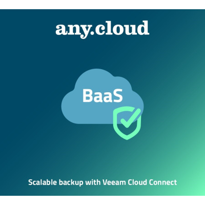 Anycloud BaaS | BaaS for Veeam Storage (1TB/1M)