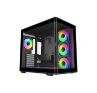 Cooler Master case Elite 600, ATX, Průhledná bočnice, 7x 120mm ARGB Fan, Černá