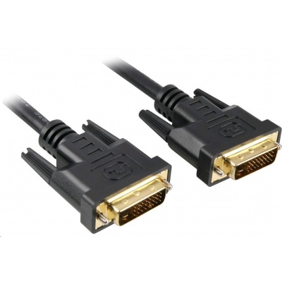 PREMIUMCORD Kabel DVI - DVI propojovací 10m (DVI-D, M/M, dual link)