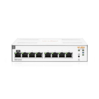 HPE Networking Instant On Switch 8p Gigabit 1830 (fanless)