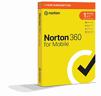 NORTON 360 MOBILE 1 uživatel pro 1 zařízení na 1 rok ESD 1+1 (50%)