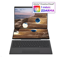 ASUS NTB Zenbook Duo (UX8407AA-OLED086W), Ultra X9 388H, 14" 2880 x 1800, 32GB, 1TB SSD, Intel Arc, W11 Home, Gray