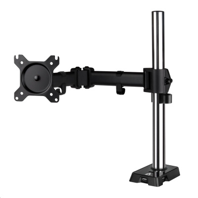BAZAR - ARCTIC stolní držák Z1 (Gen.3) pro 1x LCD do 43", nosnost 15kg, USB HUB, černý (black), poškozený obal