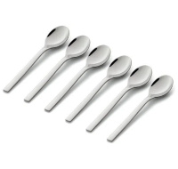 WMF Sada lžiček na kávu Nuova, 6 ks, nerezová ocel