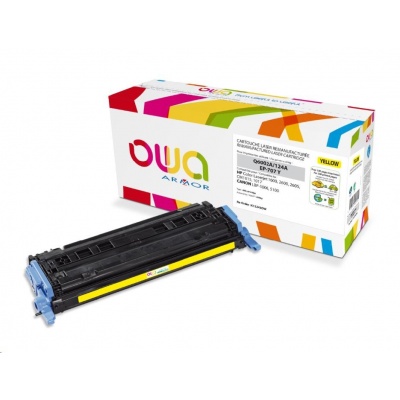 OWA Armor toner pro HP Color Laserjet 1600, 2600, 2605, 2000 Stran, Q6002A, žlutá/yellow