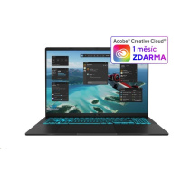 ASUS NTB Vivobook V16 (V3607VU-RP299W), Core5 210H, 16" 1920x1200, 32GB, 1TB SSD, Intel+RTX 4050, W11 Home, Matte Black