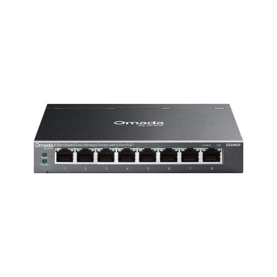 TP-Link OMADA switch ES208GP (8xGbE,8xPoE+,64W, fanless)