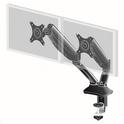 Iiyama gas spring desk mount, dual