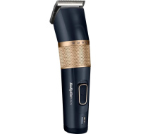 BaByliss E986E zastřihovač na vlasy, 8 nástavců, na akumulátor, ovládací tlačítka, titanové břity, voděodolný