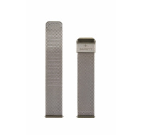 Garett řemínek 18 mm, stříbrný kovový