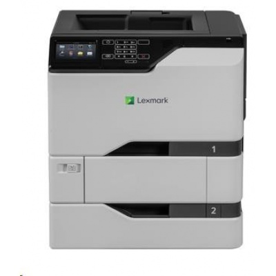 LEXMARK tiskárna CS720dte, A4 COLOR LASER, 1024MB, USB/LAN, duplex, dotykový LCD, 2x zásobník papíru