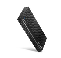 BAZAR - AXAGON EEM2-GTR, USB-C 3.2 Gen 2 - M.2 NVMe SSD kovový THIN RIB box - Po opravě (Náhradní krabice)