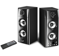 BAZAR - GENIUS reproduktory SP-HF2800 BT/ 2.0/ 60W/ Dřevěné/ Bluetooth/ USB/ dálkové ovládání - Poškozený obal (Komplet)