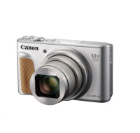 Canon PowerShot SX740 HS Lite Travel II., 20.3Mpix, 40x zoom, WiFi, 4K video - stříbrný