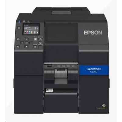 Epson ColorWorks CW-C6000Pe, peeler, disp., USB, Ethernet, black