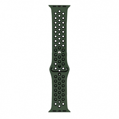 RhinoTech sportovní řemínek pro Apple Watch 42 / 44mm Olivovo-černá