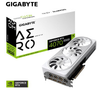 BAZAR GIGABYTE VGA NVIDIA GeForce RTX 4070 SUPER AERO OC 12G, 12G GDDR6X, 3xDP, 1xHDMI (BAZAR, Z MONTÁŽE)