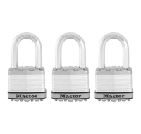 Master Lock Titanový visací zámek- Excell - 50mm (3 ks / blistr)