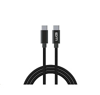 WG - Datový kabel Type-C na Type-C, 50 cm, černá
