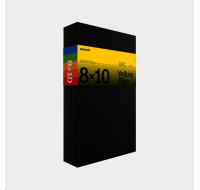 Polaroid DuoChrome film for 8x10 Black & yellow edition