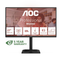 AOC MT 27" Q27E4CV - 2560x1440,IPS,120Hz,1xHDMI,1xDP,1xDP out,USBhub,USB-C(PD 90W),Repro,Pivot