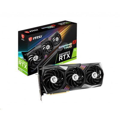 BAZAR - MSI VGA NVIDIA GeForce RTX 3070 GAMING X TRIO, 8GB GDDR6, 1xHDMI, 3xDP - Po opravě (Bez příšlušenství)