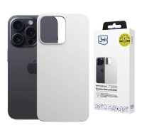 3mk ochranný kryt HARDY MagSilicone pro Apple iPhone 15 Pro Max Silver-White