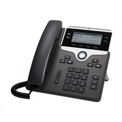 Cisco CP-7841-3PCC-K9=, VoIP telefon, 4line, 2x10/100/1000, displej, PoE