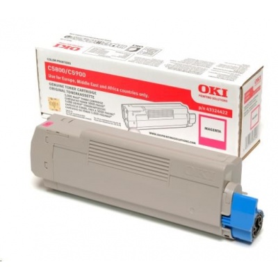 Oki Toner Magenta do C5800/C5900/C5550 MFP (5 000 stránek)