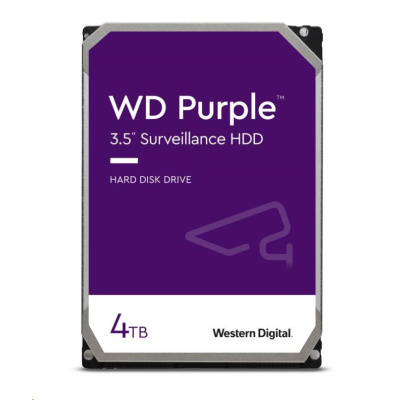 WD PURPLE WD43PURZ 4TB SATA/600 256MB cache, Low Noise,180MB/s, CMR