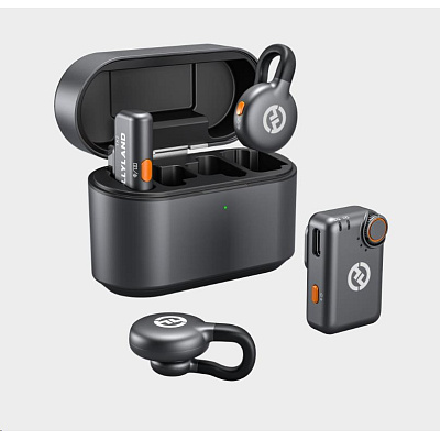 BAZAR - Hollyland LARK M2S Mini Combo Wireless Lavalier Microphone Mini Combo (Space Gray) - Poškozený obal (Komplet)