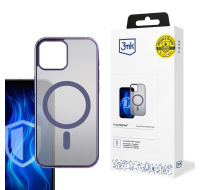 3mk ochranný kryt Frosty MagCase Purple pro Apple iPhone 15