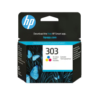 HP 303 Tri-color Original Ink Cartridge (165 pages), T6N01AE