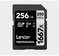 Lexar SDXC Pro 1667X UHS-II U3 R250/W120 (V60) 256G