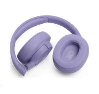 JBL Tune 720BT Purple bezdrátová sluchátka přes uši, Bluetooth 5.3, až 76 hodin a rychlé dobití, fialová