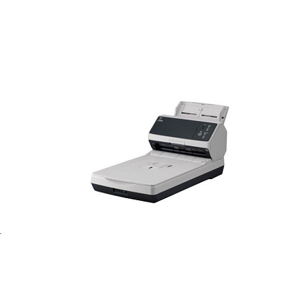 RICOH -poškozený obal-nový- skener Fi-8250 A4, deska+průchod, 50ppm, 600dpi, LAN RJ45-1000, USB 3.2,ADF 100listů