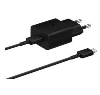 Samsung cestovní nabíječka EP-T1510XBE, PD, 15W, kabel USB-C, černá, EU